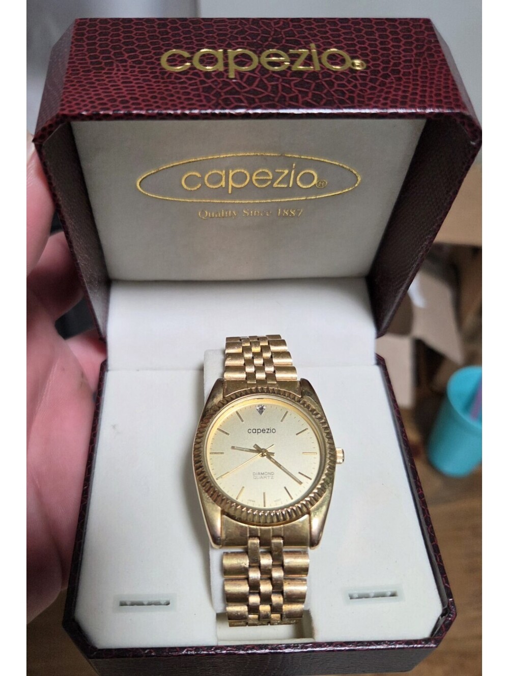 Capezio Quartz Watch Stainless Steel Bracelet White Dial Japan Movt Need Battery